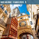 Apartment Voyage Au Calme A 10 Minutes Du Centre Avec Parking Inclus Et Fibre, Ideal Solo Et Pro Rouen