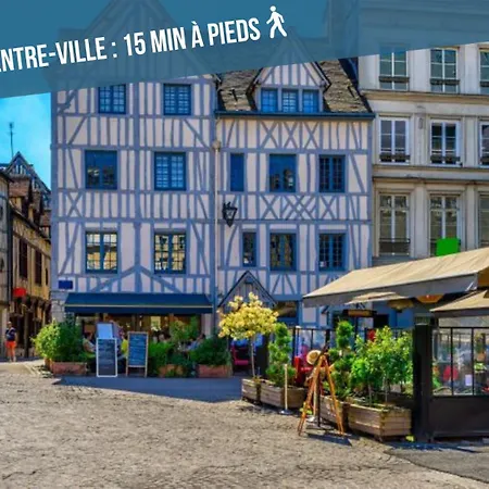 Voyage Au Calme A 10 Minutes Du Centre Avec Parking Inclus Et Fibre, Ideal Solo Et Pro