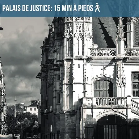 Voyage Au Calme à 10 Minutes Du Centre Avec Parking Inclus Et Fibre, Idéal Solo Et Pro Apartamento