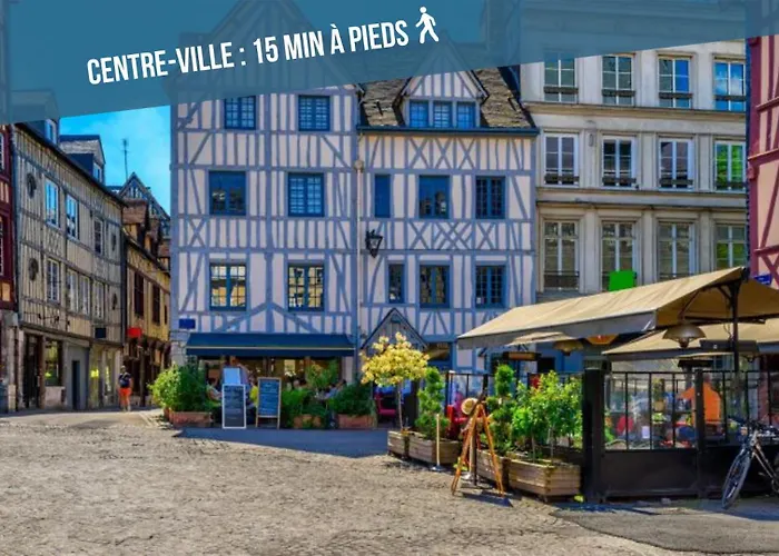 Voyage Au Calme A 10 Minutes Du Centre Avec Parking Inclus Et Fibre, Ideal Solo Et Pro