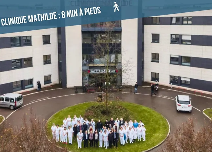 Voyage Au Calme à 10 Minutes Du Centre Avec Parking Inclus Et Fibre, Idéal Solo Et Pro Appartement Rouen