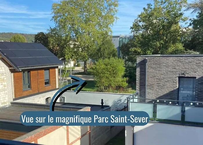 Voyage Au Calme à 10 Minutes Du Centre Avec Parking Inclus Et Fibre, Idéal Solo Et Pro *